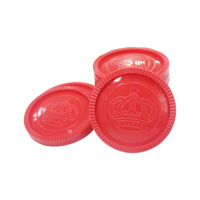 Rubrum et nigrum plastic checkers latrunculorum pieces