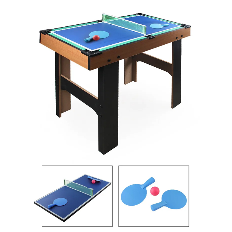 4-in-1 Multi-Ludus Tabula cum Foosball, Air Hockey, Tabula Tennis et Pool