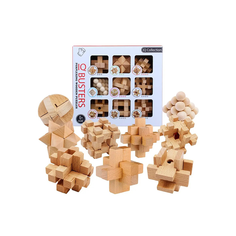 12-Piece Wooden lockming lock