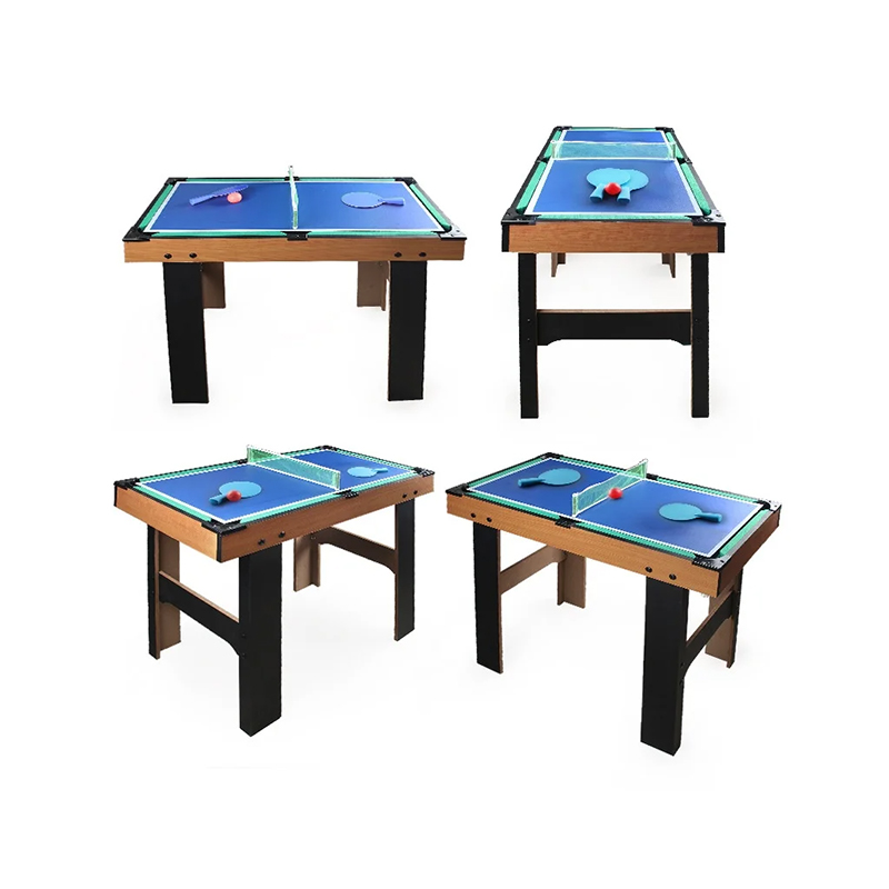 4-in-1 Multi-Ludus Tabula cum Foosball, Air Hockey, Tabula Tennis et Pool