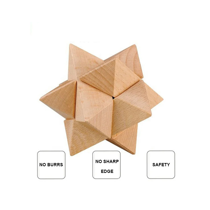 12-Piece Wooden lockming lock