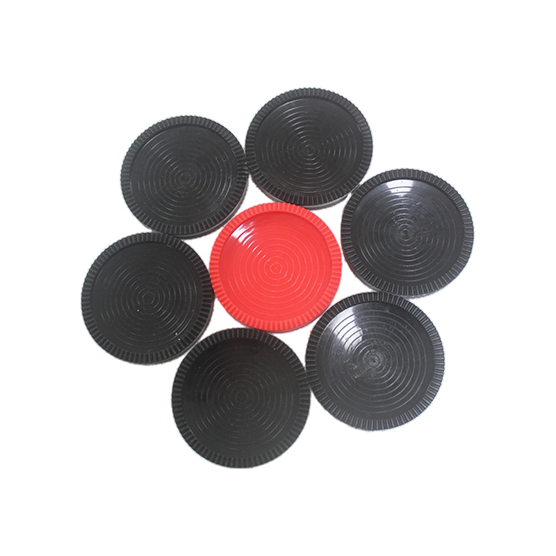 Rubrum et nigrum plastic checkers latrunculorum pieces