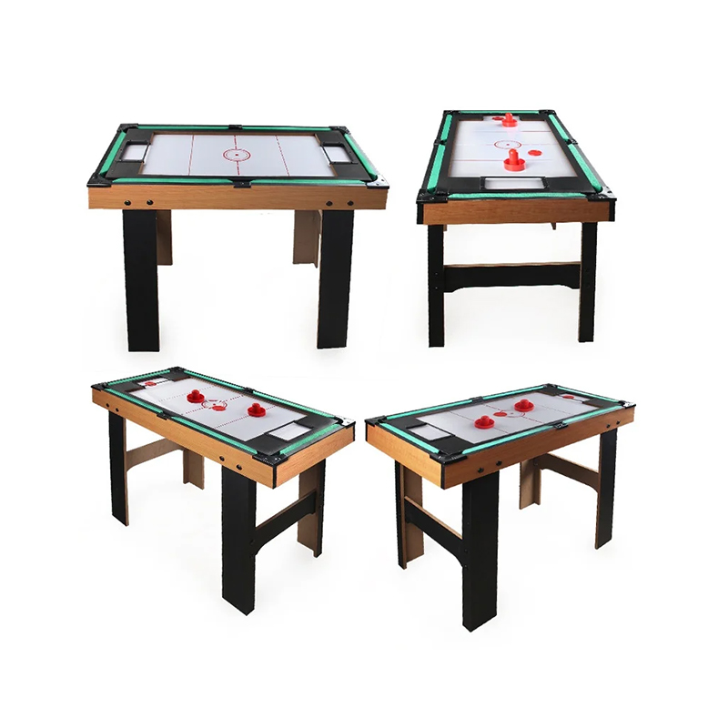4-in-1 Multi-Ludus Tabula cum Foosball, Air Hockey, Tabula Tennis et Pool