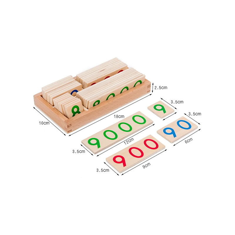 Montessori Numeracy Modular ligneus Set