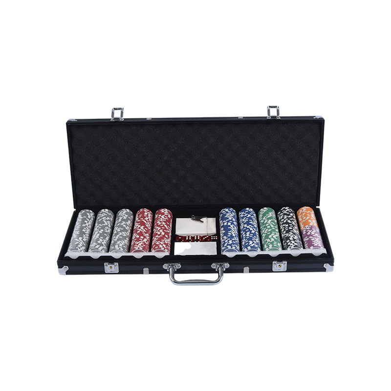 500-Chip Casino Style Set with case