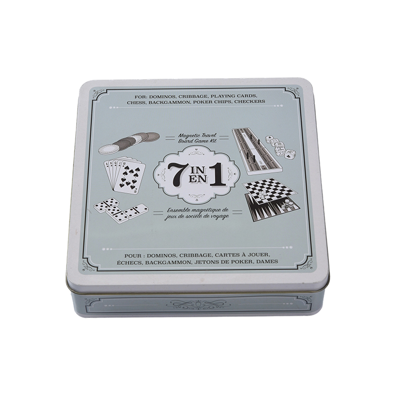 VII-in-I Iter Ludus Pone cum Portable Iron Box