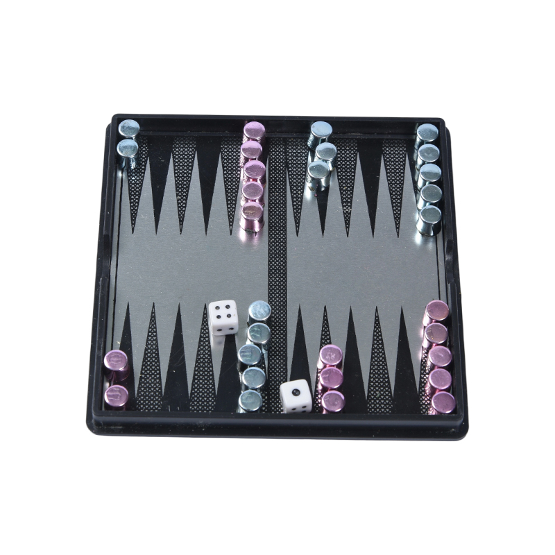 Portable magnetica backgammon paro