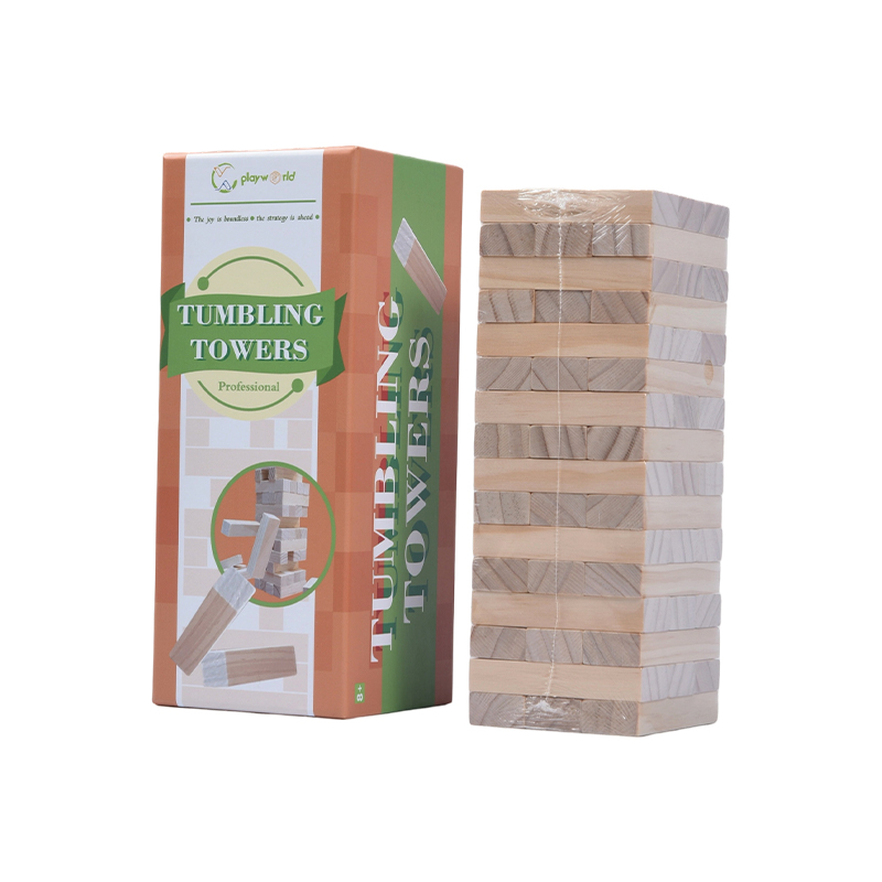 XLVIII lignum Tumbling turres cuneos Set