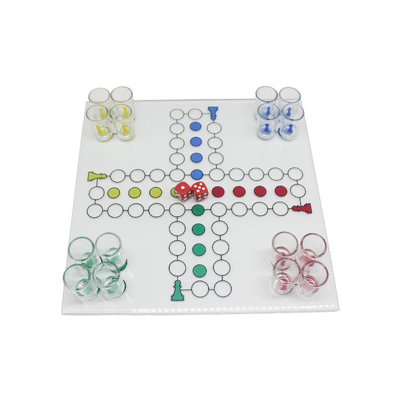 Crystal Ludo Bibentes Ludus Set