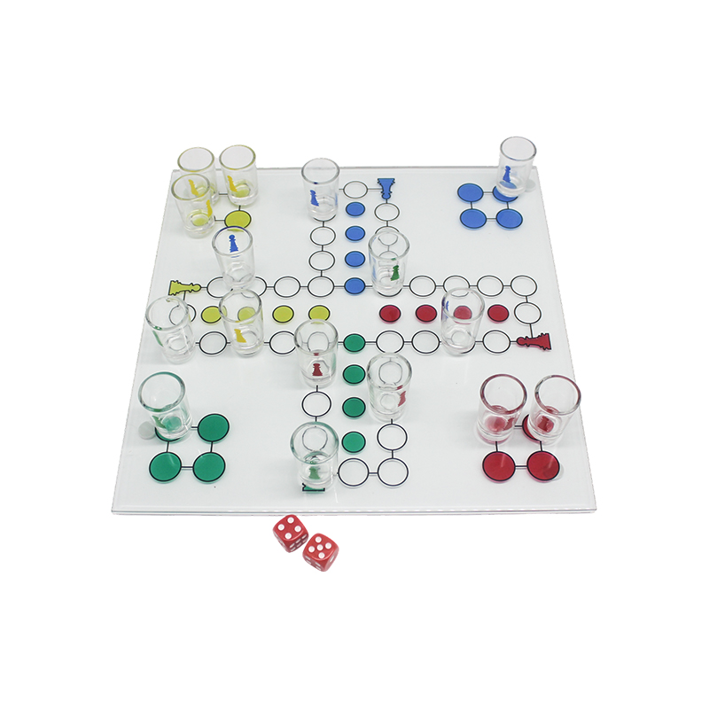 Crystal Ludo Bibentes Ludus Set
