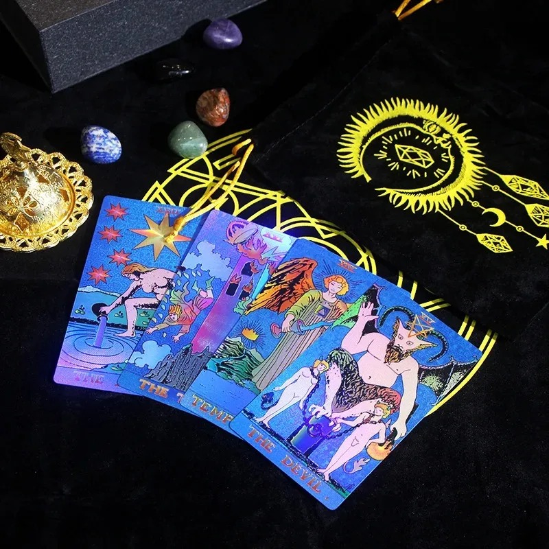 Zodiac-Themed Collectible Edition - Thesaurus mystici Tarot & Crystal Set