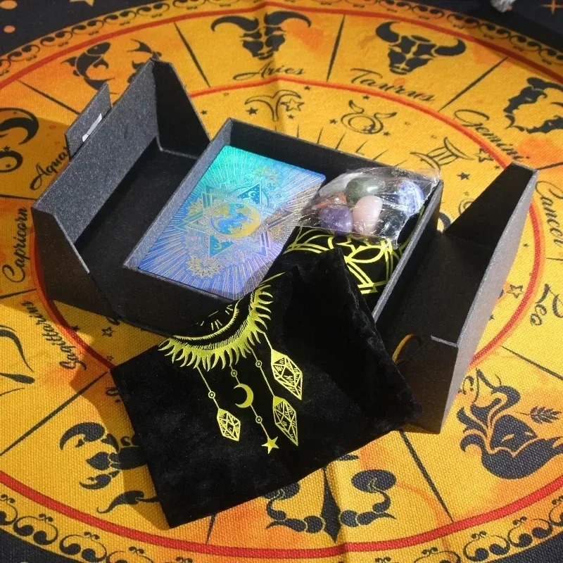 Zodiac-Themed Collectible Edition - Thesaurus mystici Tarot & Crystal Set