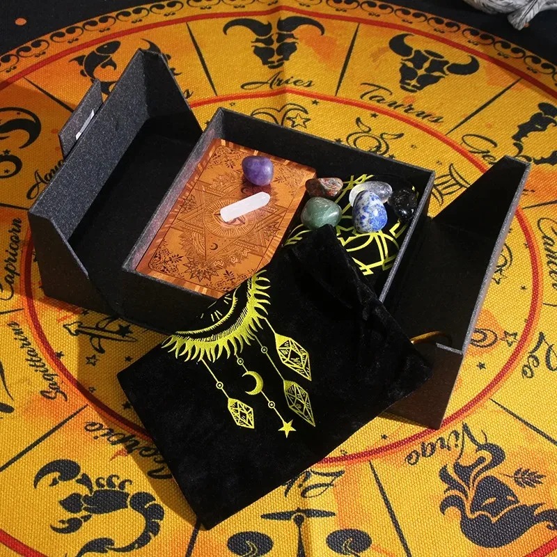Zodiac-Themed Collectible Edition - Thesaurus mystici Tarot & Crystal Set