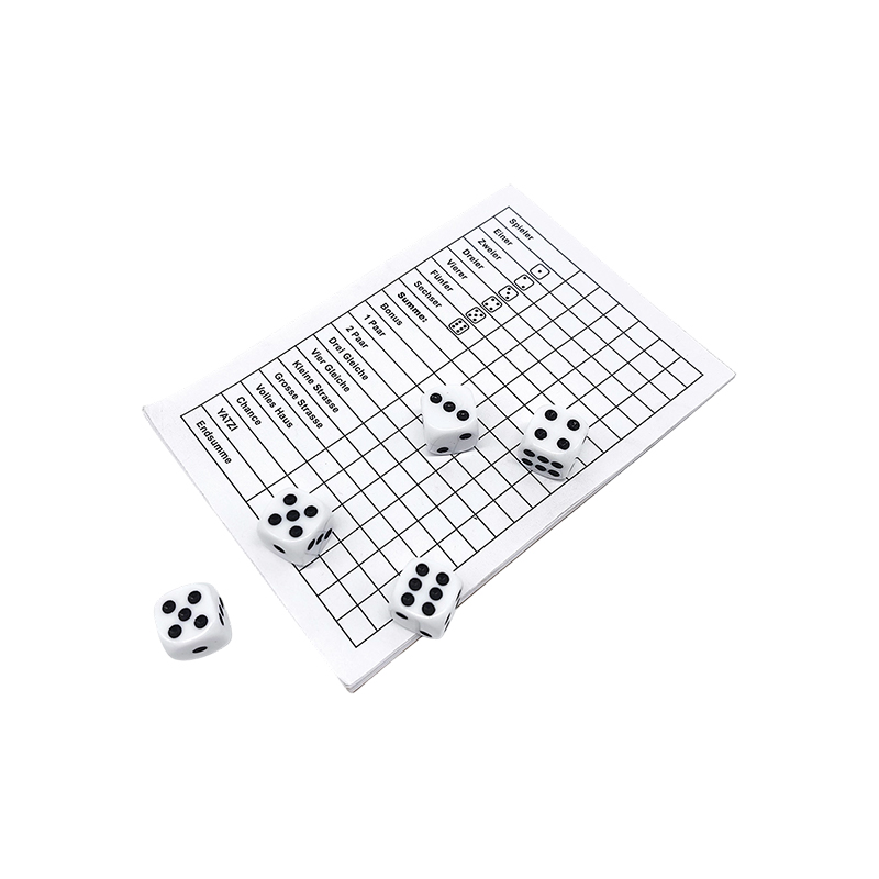 Classic Dice Ludus Essentialia YATZY Scoreboard Set