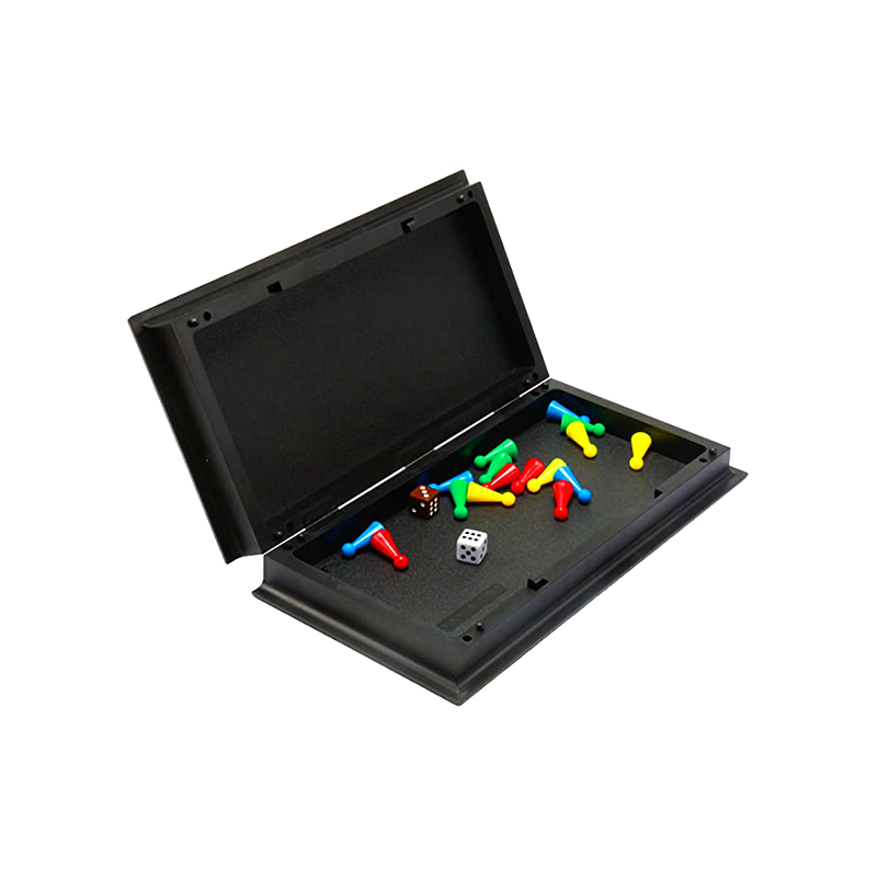 Portable Magnetic Board Ludus cum Dice et Pieces Classic Ludo Ludus Set
