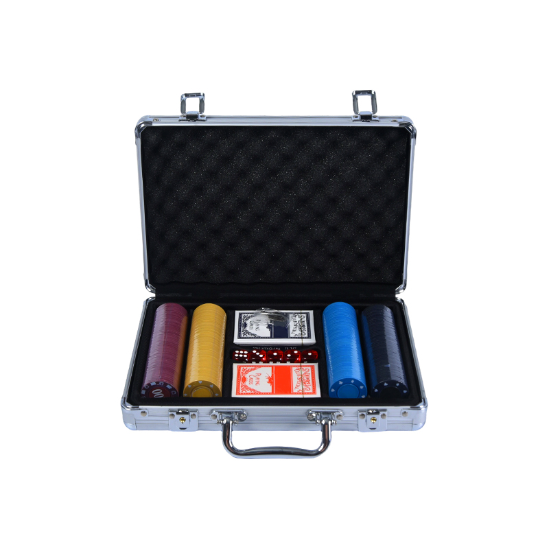 Aluminium Poker Chip Set Casum cum Accessories