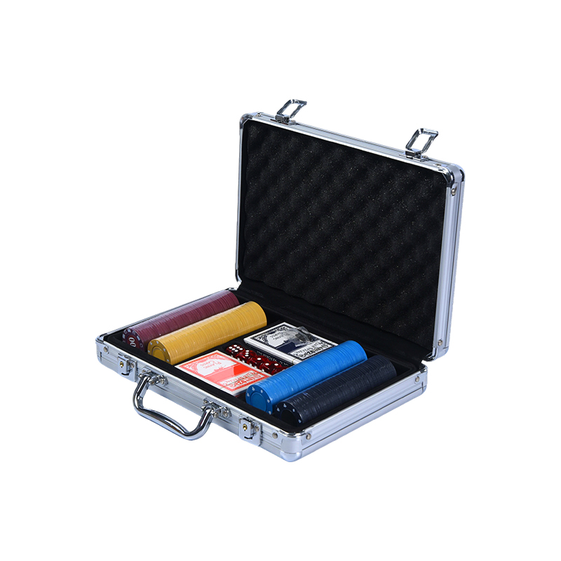 Aluminium Poker Chip Set Casum cum Accessories