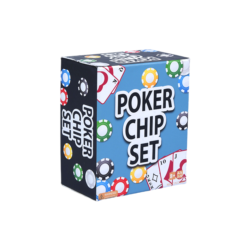 Complete cum Orbis Chips ludens Cards et Dice Poker Chip Set