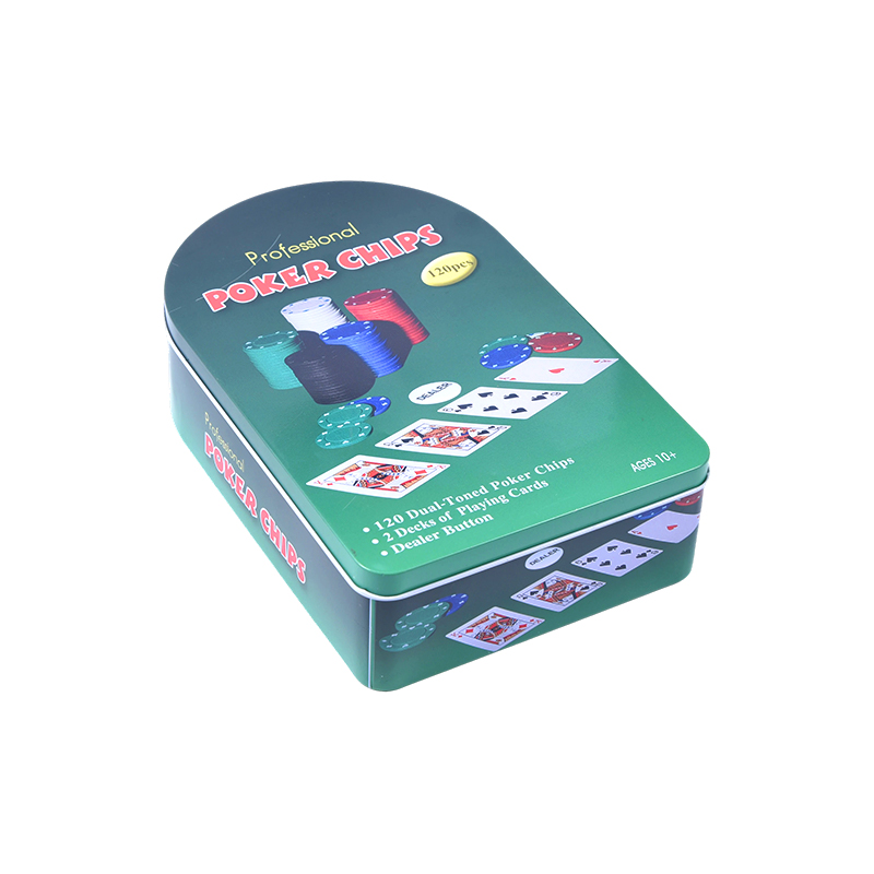Green Arcanum Metal plumbum CXX Chips cum Cards et CONPARATOR Puga pyga Professional Poker Chips Set