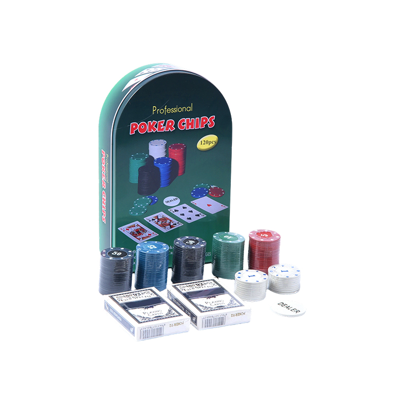 Green Arcanum Metal plumbum CXX Chips cum Cards et CONPARATOR Puga pyga Professional Poker Chips Set
