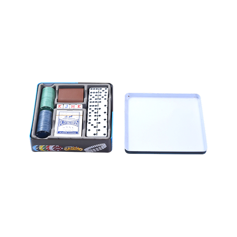 Metal Stannum 5-in-1 Casino Game Set