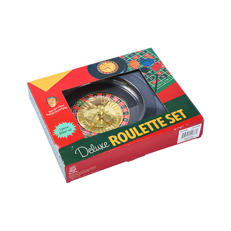 Ludo Roulette Set - IV-Piece Ludus pone in Vibrant Packaging