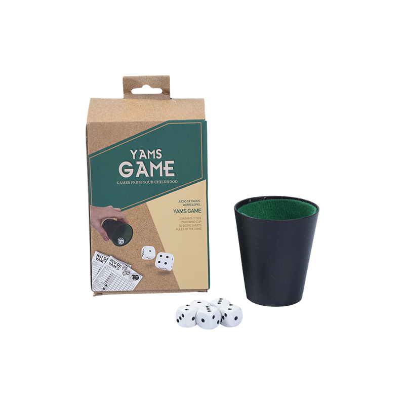 Portable Jacta Cup Edition - Vintage YAMS Dice Ludus Kit