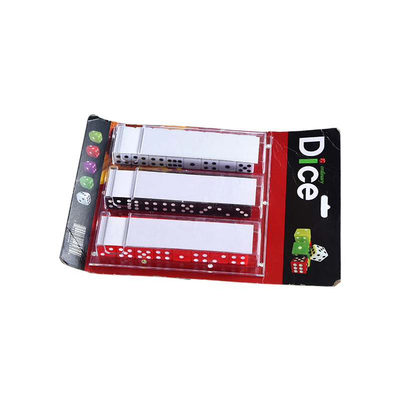 III Sets of X dice quisque in Display Packaging Confusaque alea Set