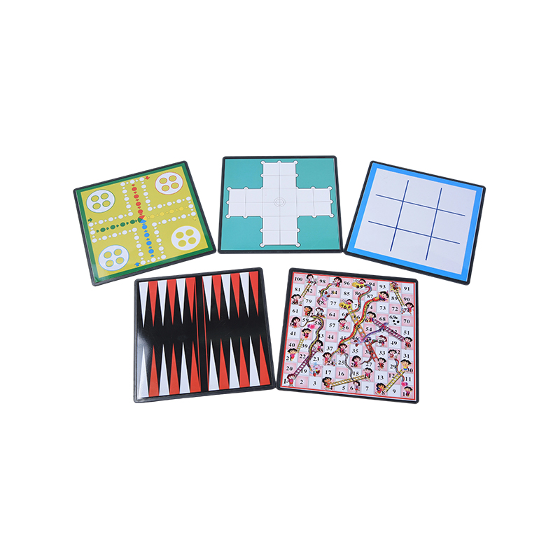 Metal Stannum Case 7-in-1 Magnetic Board Ludus Set