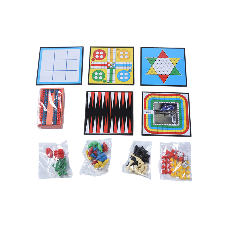 Metal Stannum Case 12-in-1 Magnetic Travel Game Set