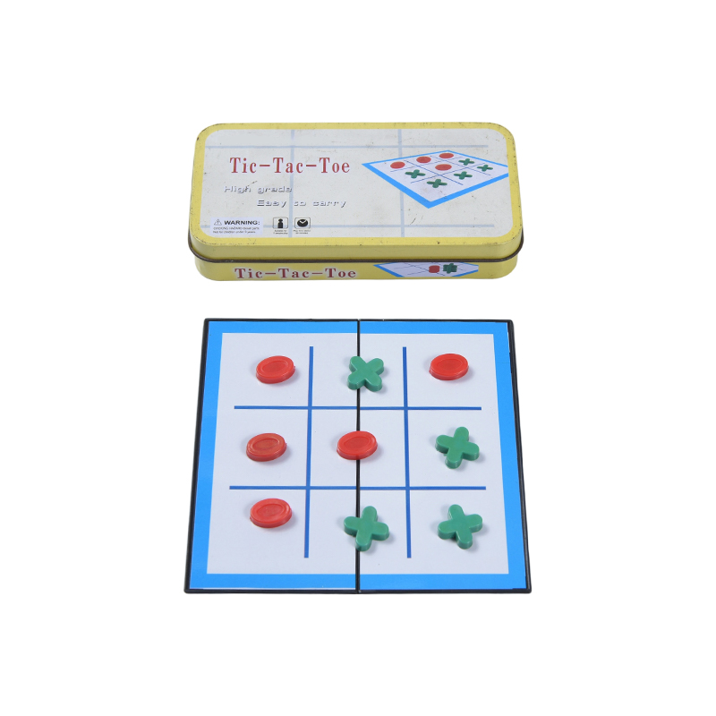 Flavus Metallum plumbum Portable Tic-Tac-Toe Ludus