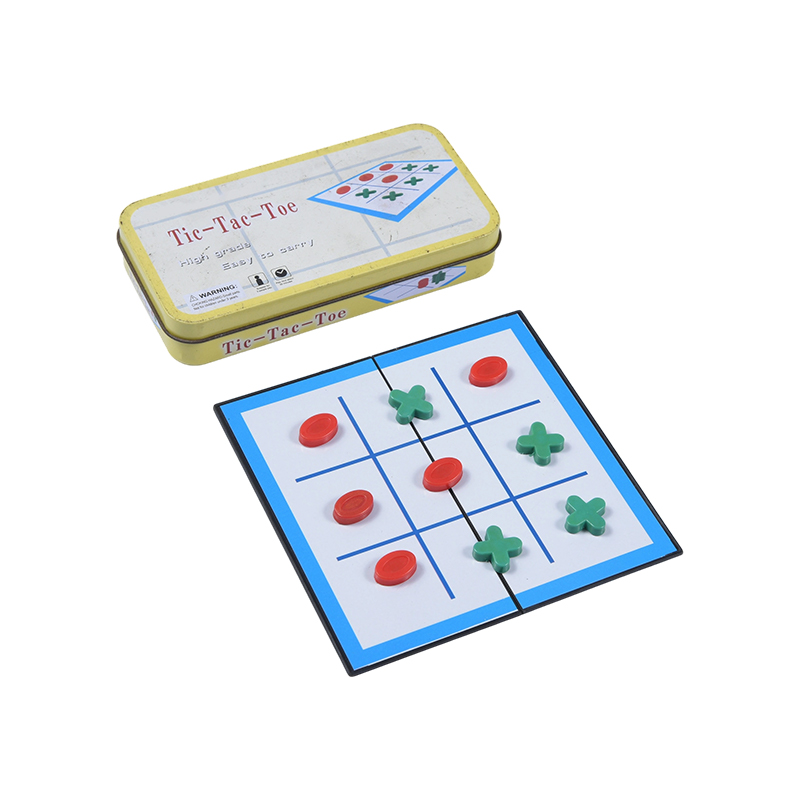 Flavus Metallum plumbum Portable Tic-Tac-Toe Ludus