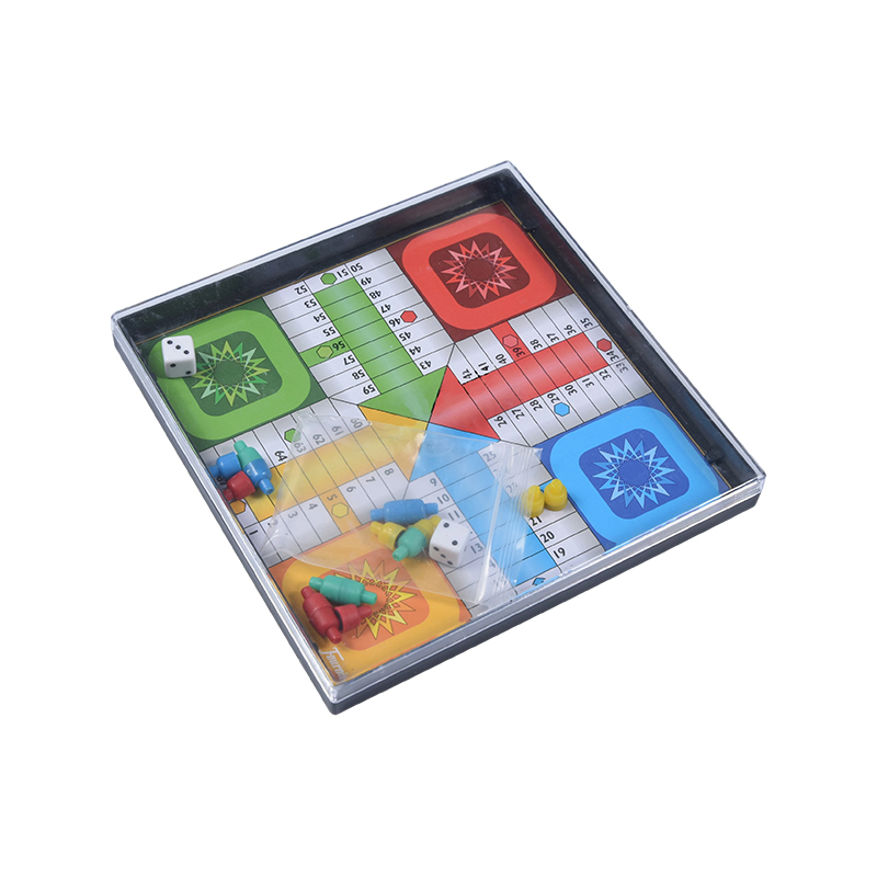 Portable Plastic Case Edition Classic Volans Chess (Ludo) Ludus