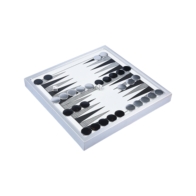 Premium Aluminium Backgammon Set - Modern Tabletop Edition
