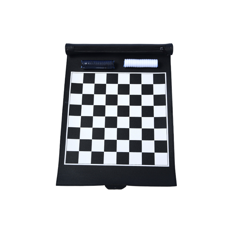 Portable PU Checkers Ludus pone cum at marsupium