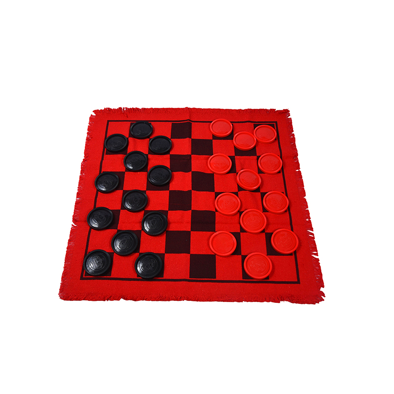 Portable et opportuna pone Ordo Checkers Ludus cum Drawstring Bag