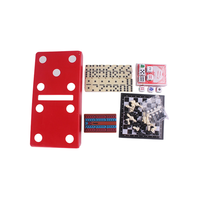 Red Polka-Dot Edition - Ordo Dominoes & Cribbage Combo Set