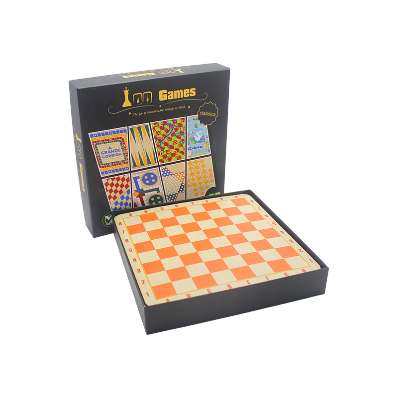 Classic Board Ludus Collection in Gift Box 100-in-1
