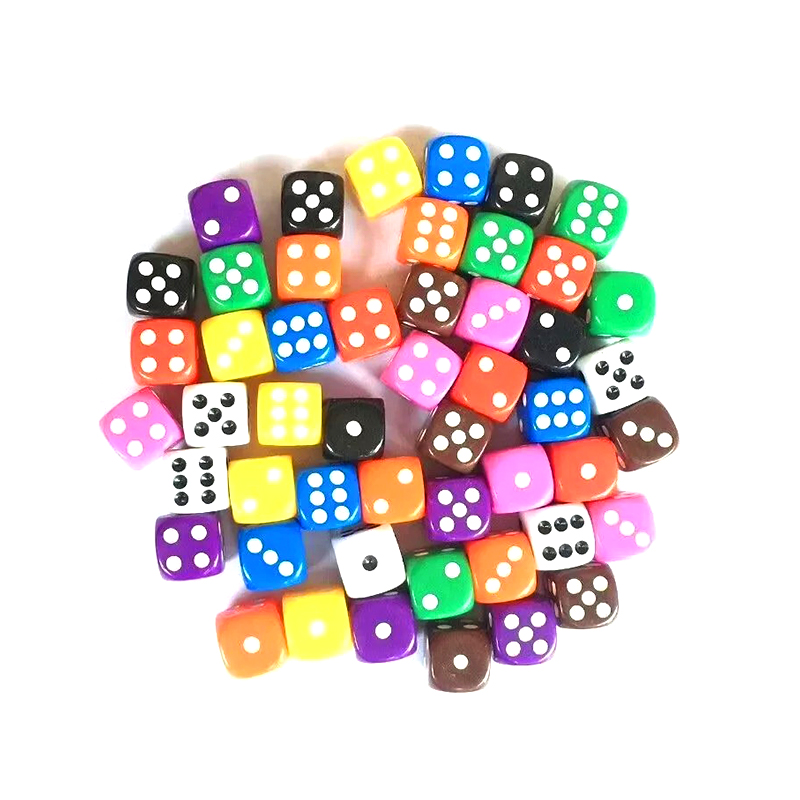 100 Pieces in 10 Vibrant Colores LAETUS Confusaque dice Set