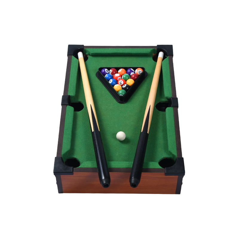 Mini Desktop Pool Tabula - Foedus Billiards Pone cum triangulo Rack, Cues, et Globuli