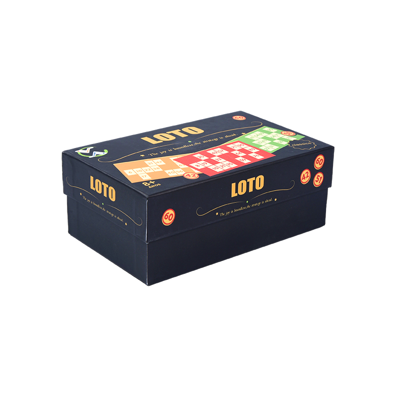 LOTO (Bingo-Style) Ludus Set - Complete cum signis, cards, et repono Box