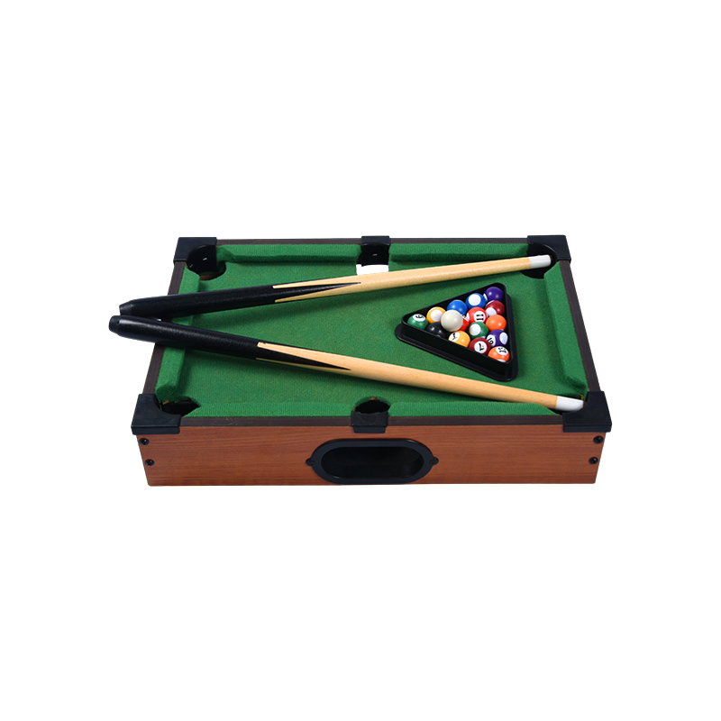 Foedus Billiards Pone cum Cues, globos, et triangulum Rack Mini Desktop Pool Tabula