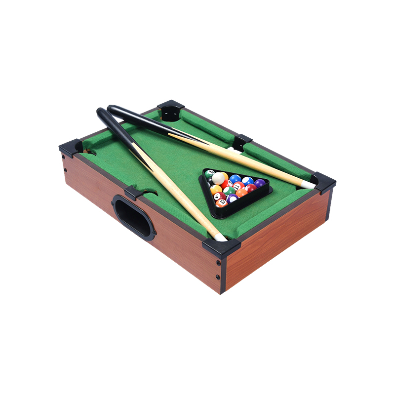 Foedus Billiards Pone cum Cues, globos, et triangulum Rack Mini Desktop Pool Tabula