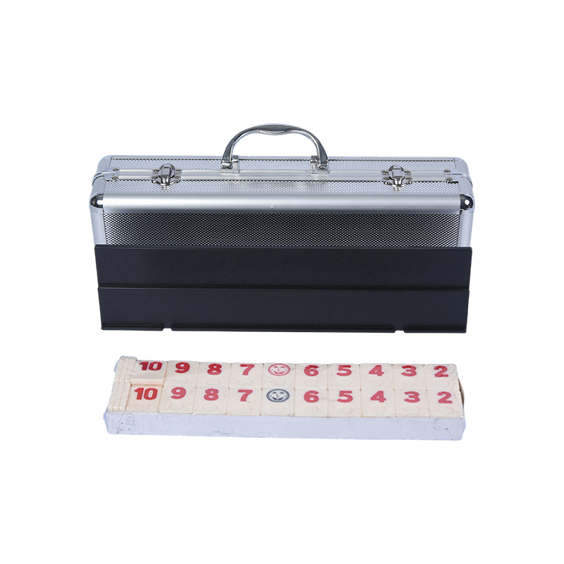 Metallic Ludus Tile Causa cum symbolis expressivis - Premium Numerus Tile Set