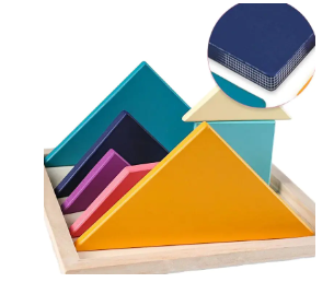 Potest Montessori ColorWood Tangram Pone Creativity per 40% pro Pueris in 2026?